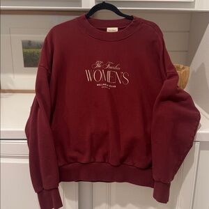 Tan Lines Women's Maroon Sweatshirt